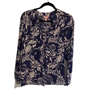 Lilly Pulitzer Silk Elsa Blouse